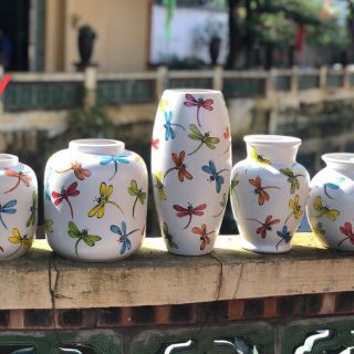 Gốm sứ bát tràng ,tượng cho bé
