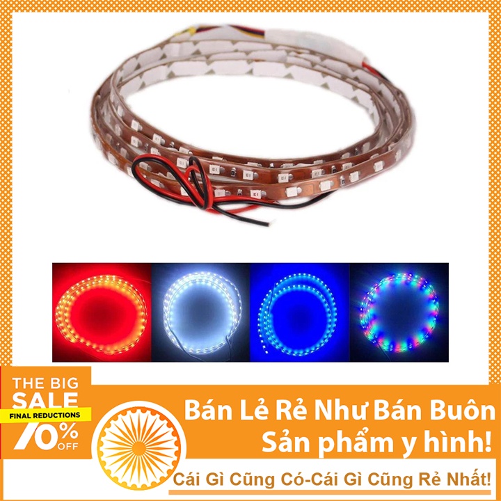 Led Dây Trang Trí Xe Máy 12VDC Dài 50cm Chọn Màu Yêu Cầu