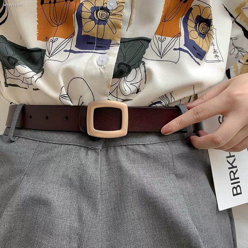 Thắt lưng da bò phong cách phương tây thời trang dành cho nữ