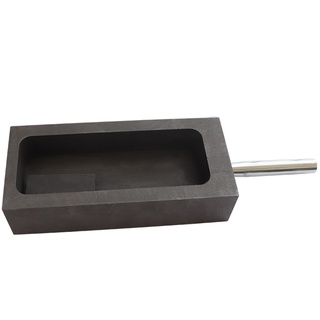 Khuôn làm tan chảy graphite ingot 5kg bằng nhôm đồng thau màu vàng / bạc
