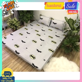 Bộ ga gối mẫu 2021 cotton poly 1m6x2m,1m8x2m-hcm chim ghi