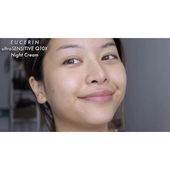 Kem Dưỡng Ban Đêm Ngăn Lão Hóa Eucerin Sensitive Skin Q10 Active Night Cream 50ml