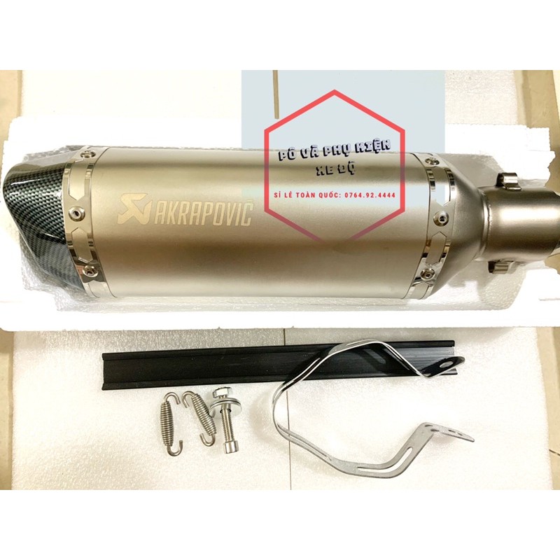 Pô Akrapovic lục giác, pô ak lục giác