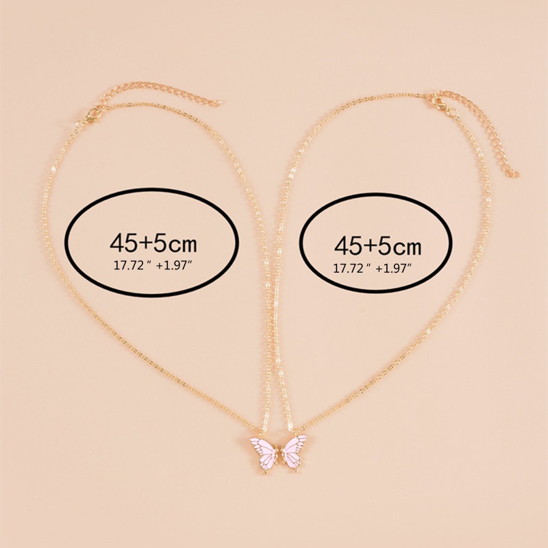 Set 2 Vòng cổ Mặt Thẻ Khắc Chữ Thời Trang