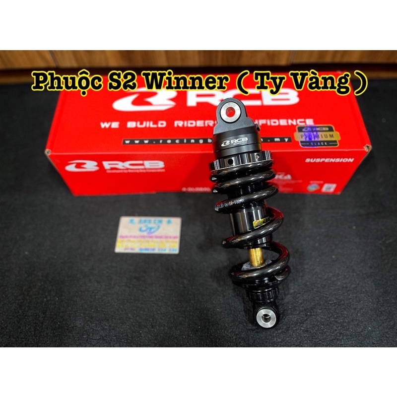 Phuộc RCB S2 Winner/Sonic Đen Ty Vàng ( Chính Hãng RCB )&gt;&gt;&gt;&gt;