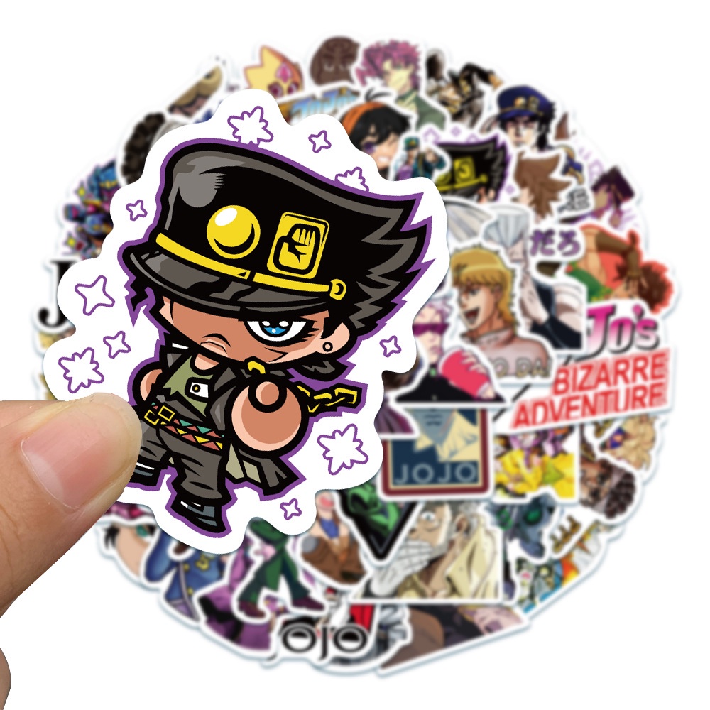 ❉ JoJo's Bizarre Adventure - Series 04 Stickers ❉ 50Pcs/Set Anime Fashion DIY Decals Doodle Stickers
