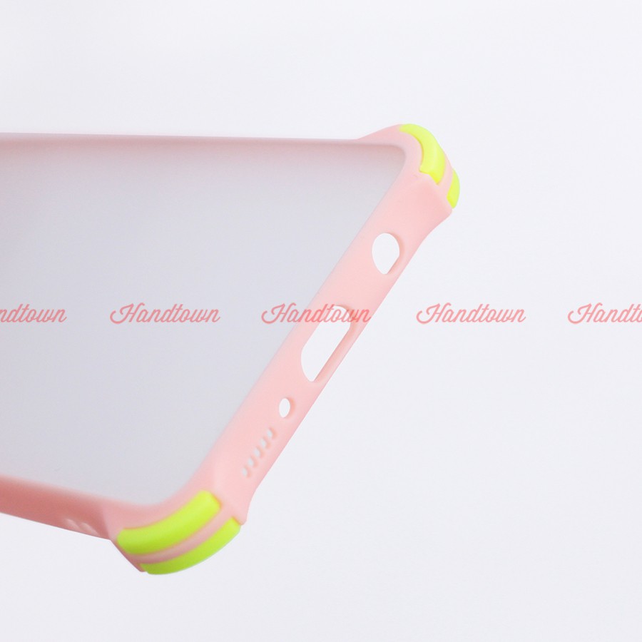 Ốp Lưng Chống Sốc Nhám Samsung Galaxy A51 A 51 A71 A 71 Note 10 Lite Viền Màu Thời Trang TPU Viền Dẻo Lưng Cứng