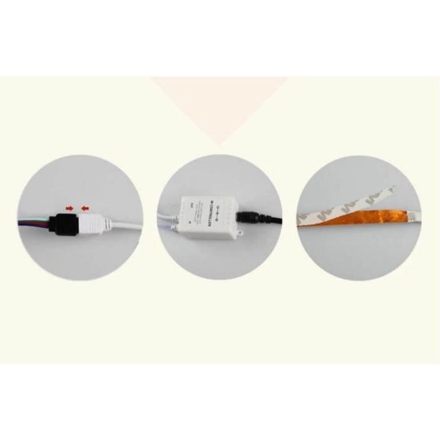 Bộ Led Trang Trí RGB 7 Màu Full Bộ 5 MétLed TIKTOK Trang Trí Siêu Cooll