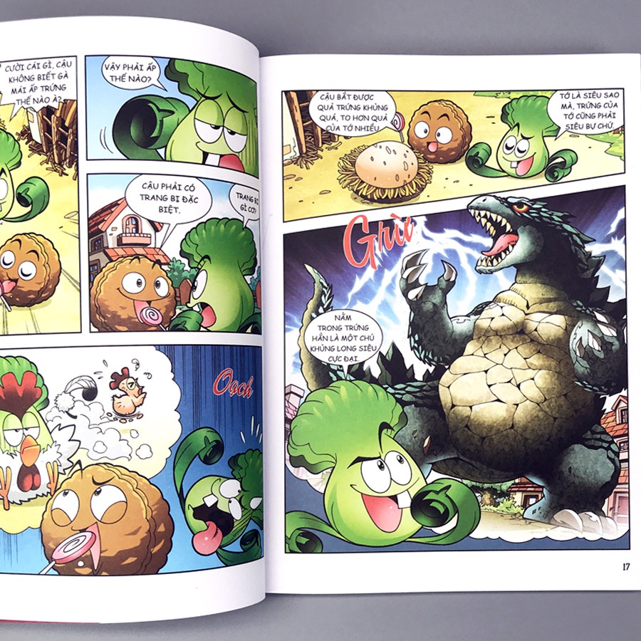 Sách - Trái cây đại chiến Zombie - Thế giới khủng long - T3: Trận chiến xuyên thời gian