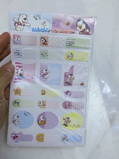 Nhãn dán họ tên - name sticker