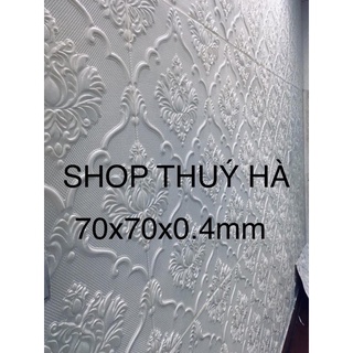 Xốp Dán Tường 3d Giả Da Ô Vuông Hoa Văn
