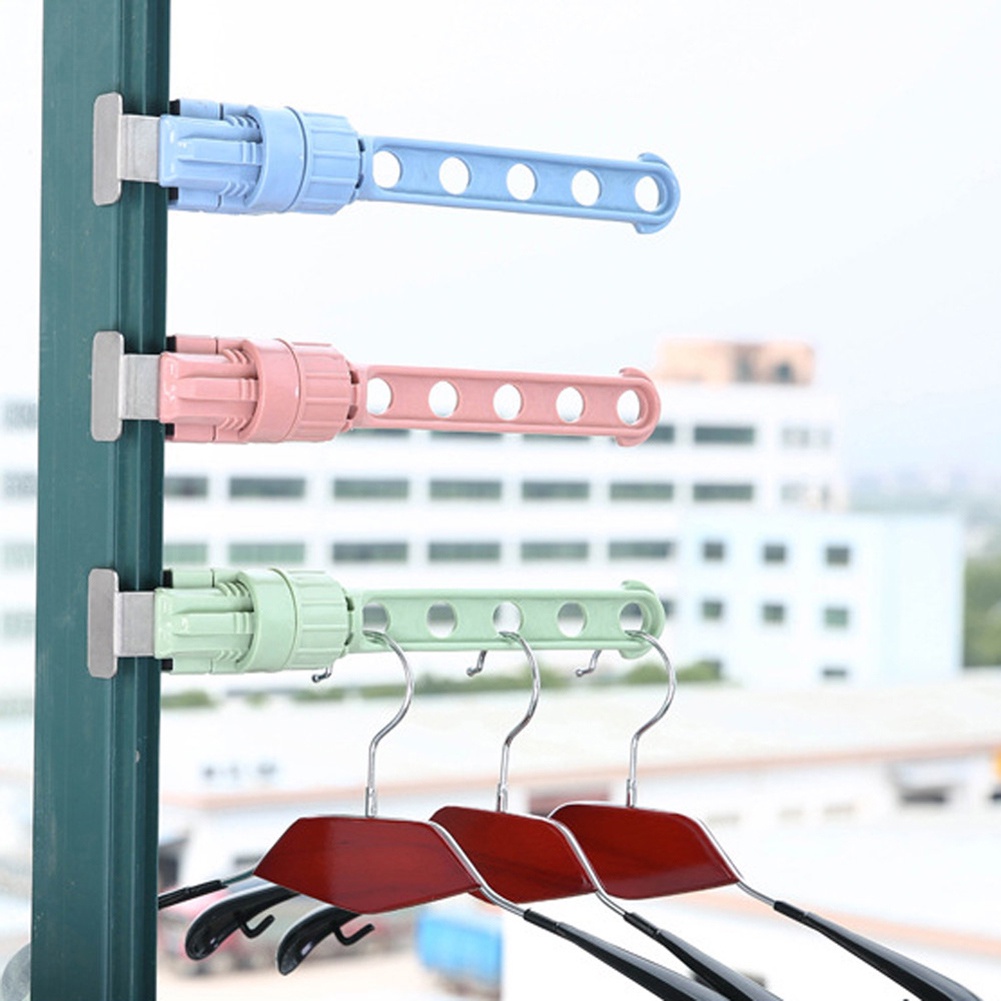 Móc Phơi Quần Áo Gắn Ban Công Có Thể Gấp Gọn Tiện Dụng