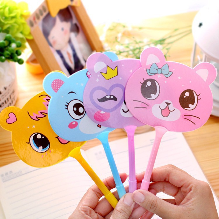 Bút Bi Kèm Quạt Nhựa Cầm Tay Cute 88236 Tổng Kho Sỉ Gia Dụng