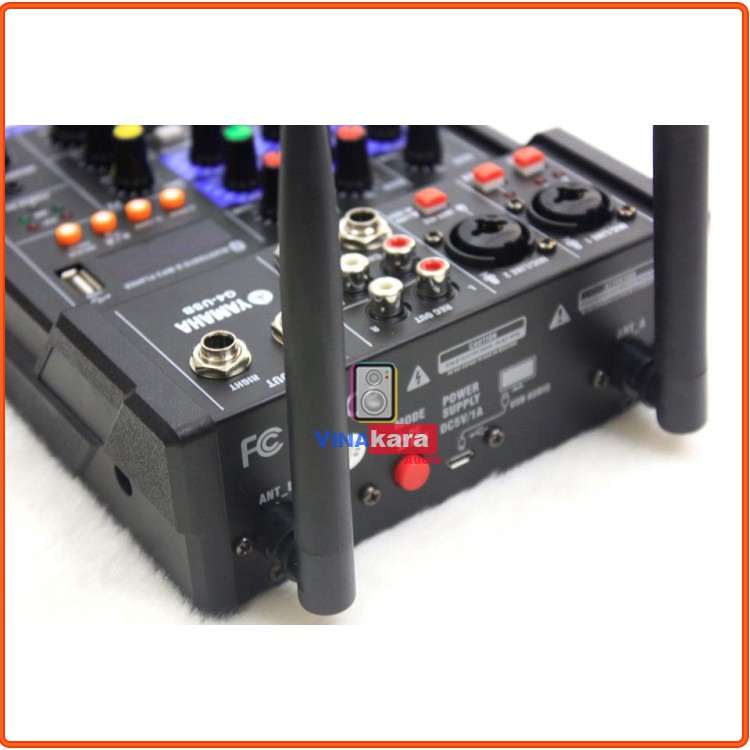 [ Hàng chất lượng]  Trọn Bộ Thu Âm Mixer Yamaha F4 + Micro Max-39 Không Dây Hát Karaoke-Livestream Rất Hay (Tích hợp Blu