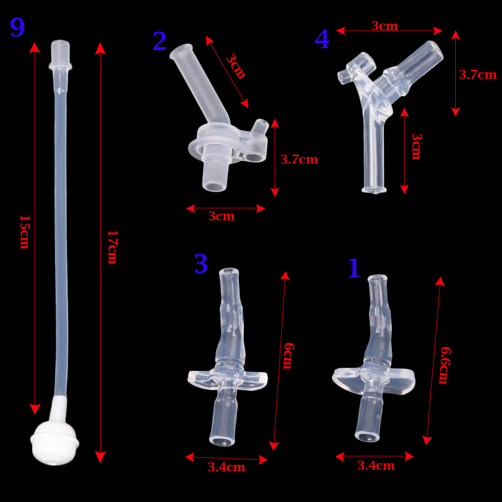 Set 10 Ống Hút Silicon An Toàn Cho Bình Sữa Em Bé