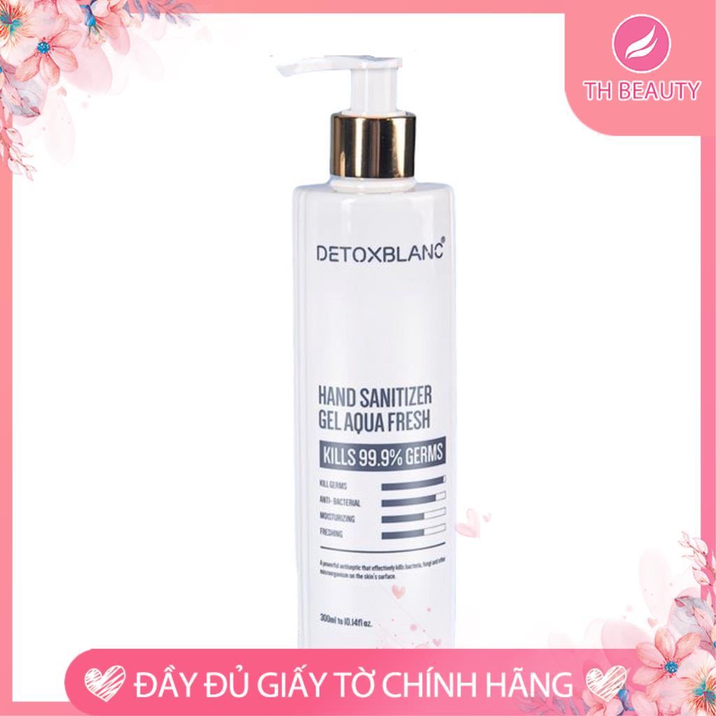&lt;THẬT 100%&gt; Gel rửa tay 300ml Detox Blanc