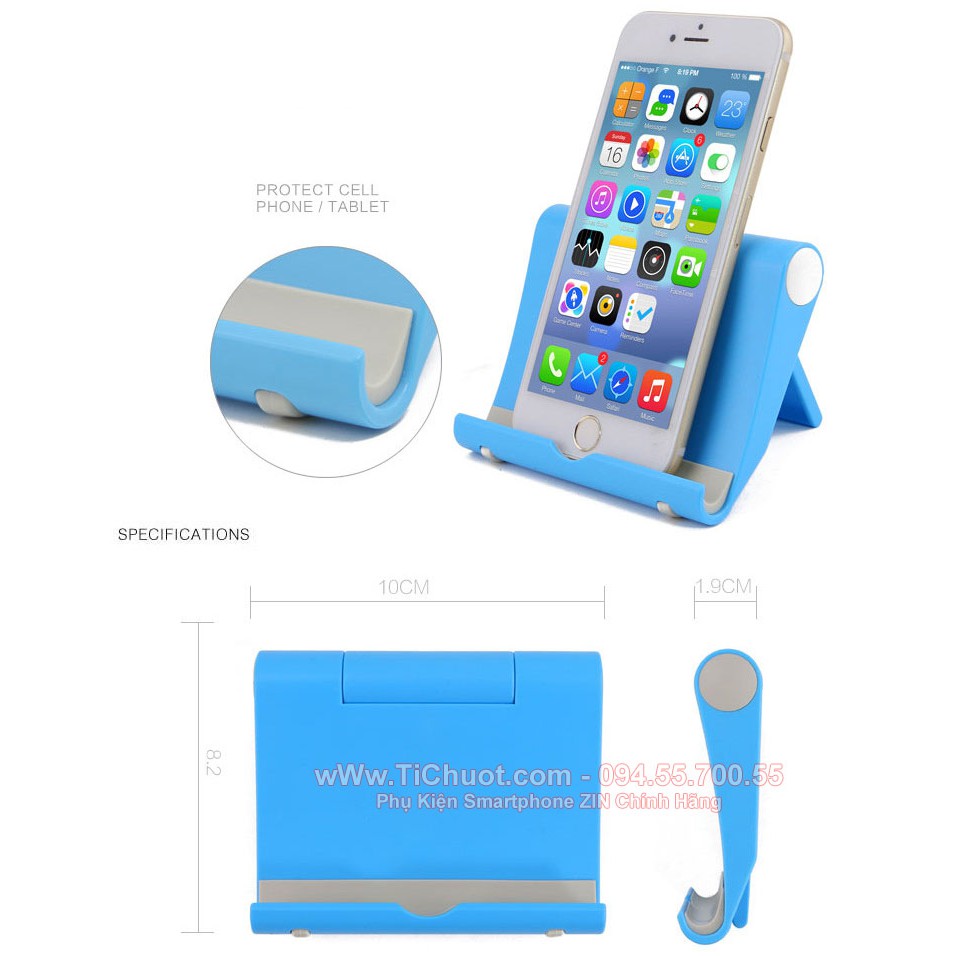 [Loại Tốt] Đế nhựa Giá Đỡ dựng Điện Thoại, Tablet gấp gọn được | BigBuy360 - bigbuy360.vn