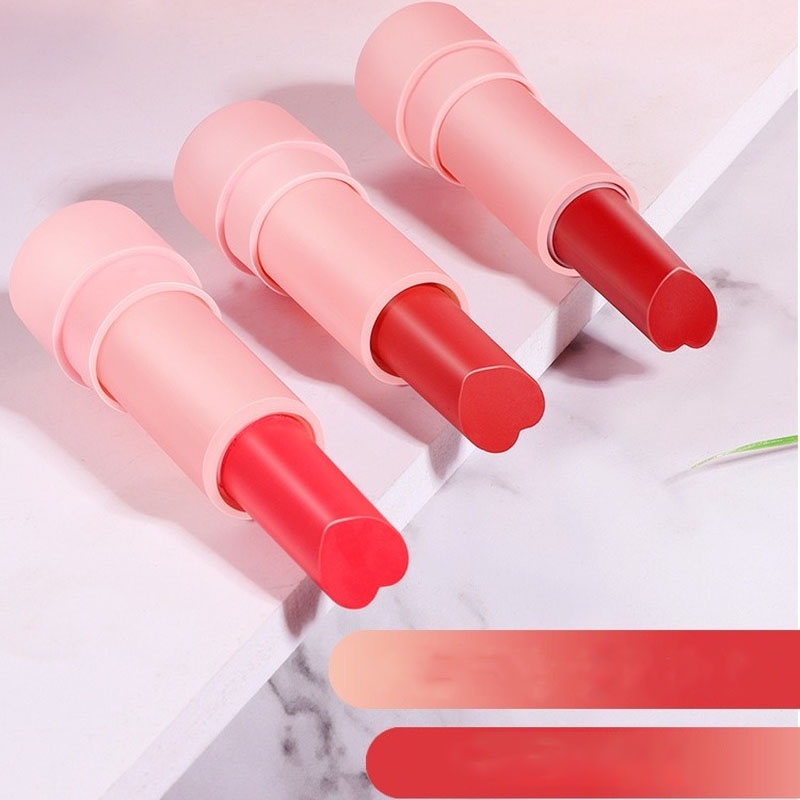 SON NHŨ LÌ KHÁNG NƯỚC MỀM MƯỢT NHƯ NHUNG SIÊU LÌ HÌNH TRÁI TIM MÀU SIÊU ĐẸP, LÂU TRÔI