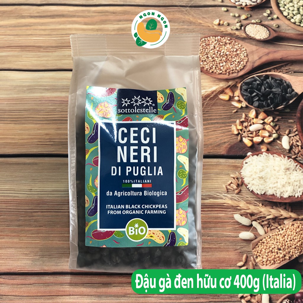 (Organic) Đậu gà đen cao cấp 400g (nhập khẩu Italia)