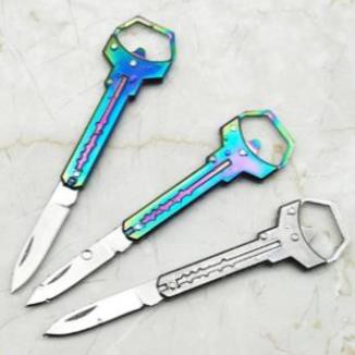Dao Chìa Khóa Gấp Gọn - Khui Bia Đa Năng Nhỏ Gọn - Treo Móc Khóa - Hàng Gủi Ngay