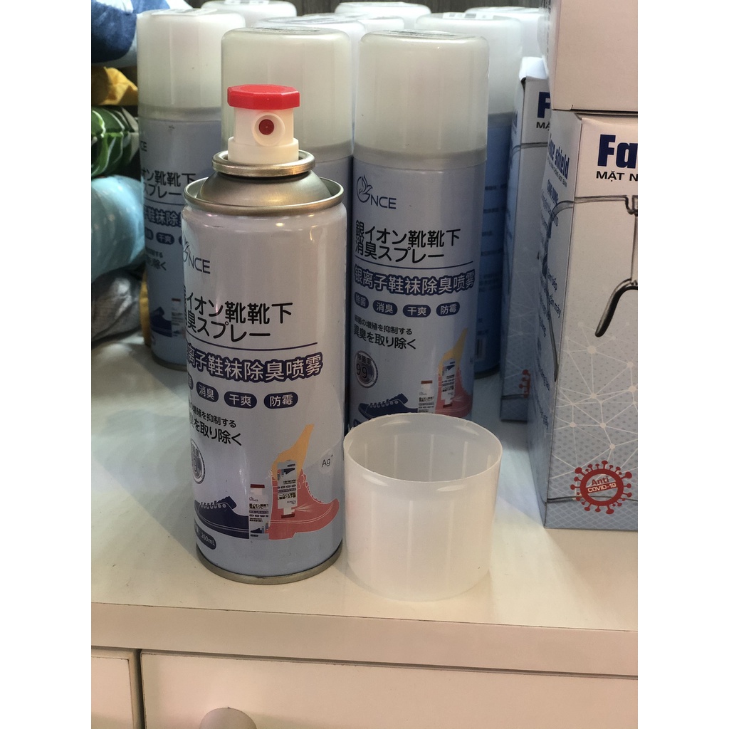 Xịt khử mùi giày dép công nghệ Nano Ag+ Nhật Bản