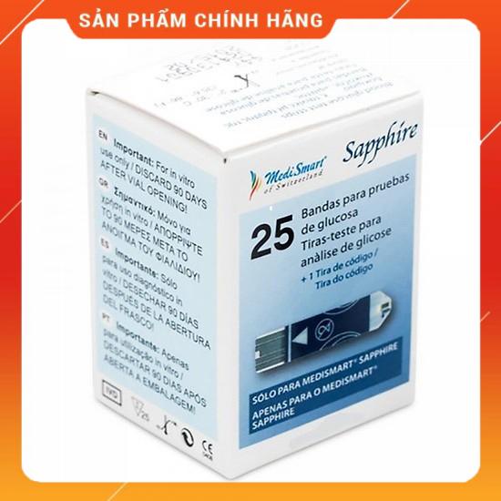 Que thử đường huyết sapphire plus - Que thử sapphire plus