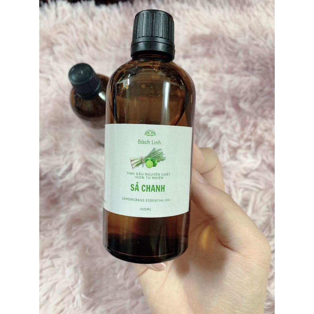 Tinh Dầu Sả Chanh 100% Tự Nhiên Lọ 100ml - Tinh Dầu Bách Linh Hương Sả Chanh