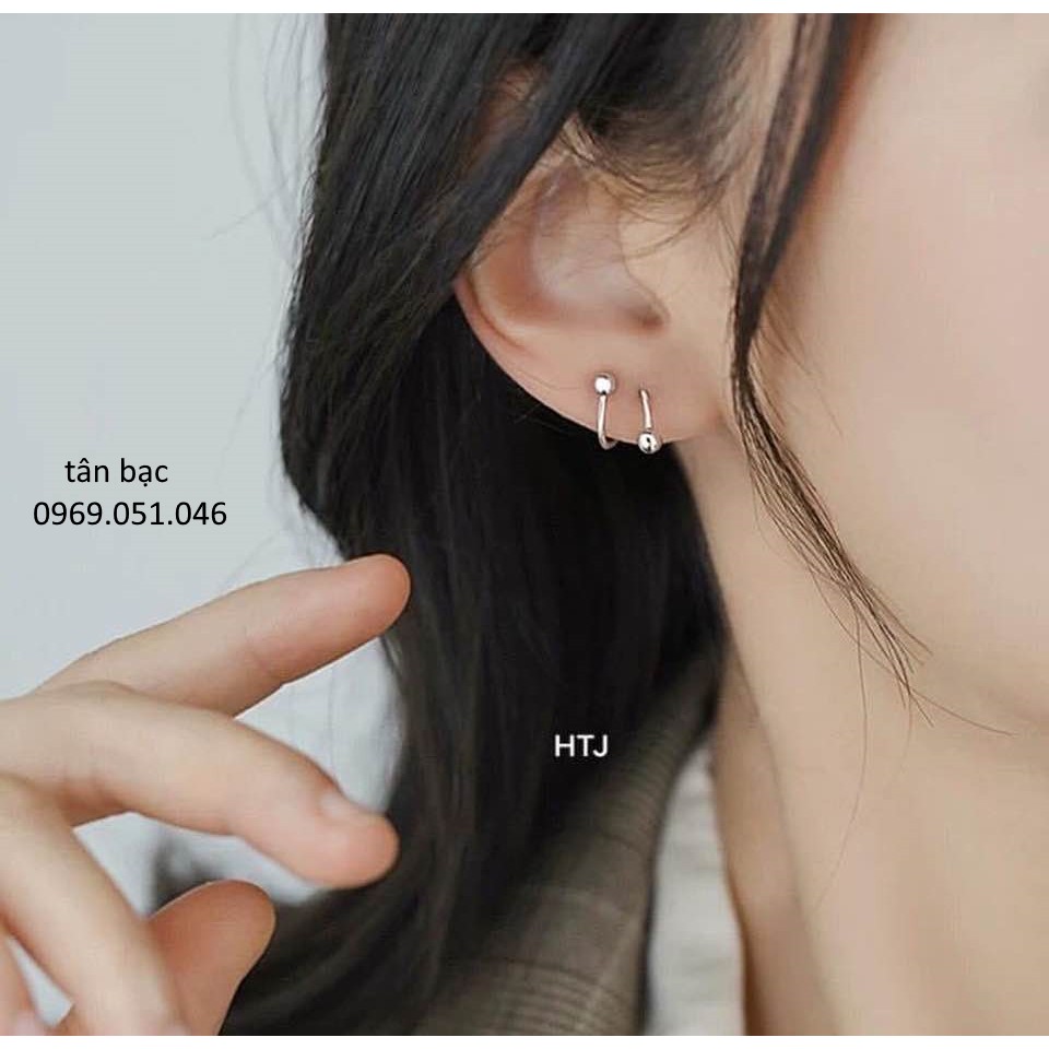 BÔNG TAI BẠC Ý . CHUẨN S925 , KIỂU DÁNG SOẮN HÀN QUỐC HÓT NHẤT NĂM NAY , SẢN PHẨM ĐƯỢC CHAM CHÚT, ĐẸP SẮC NÉT TỪNG CM