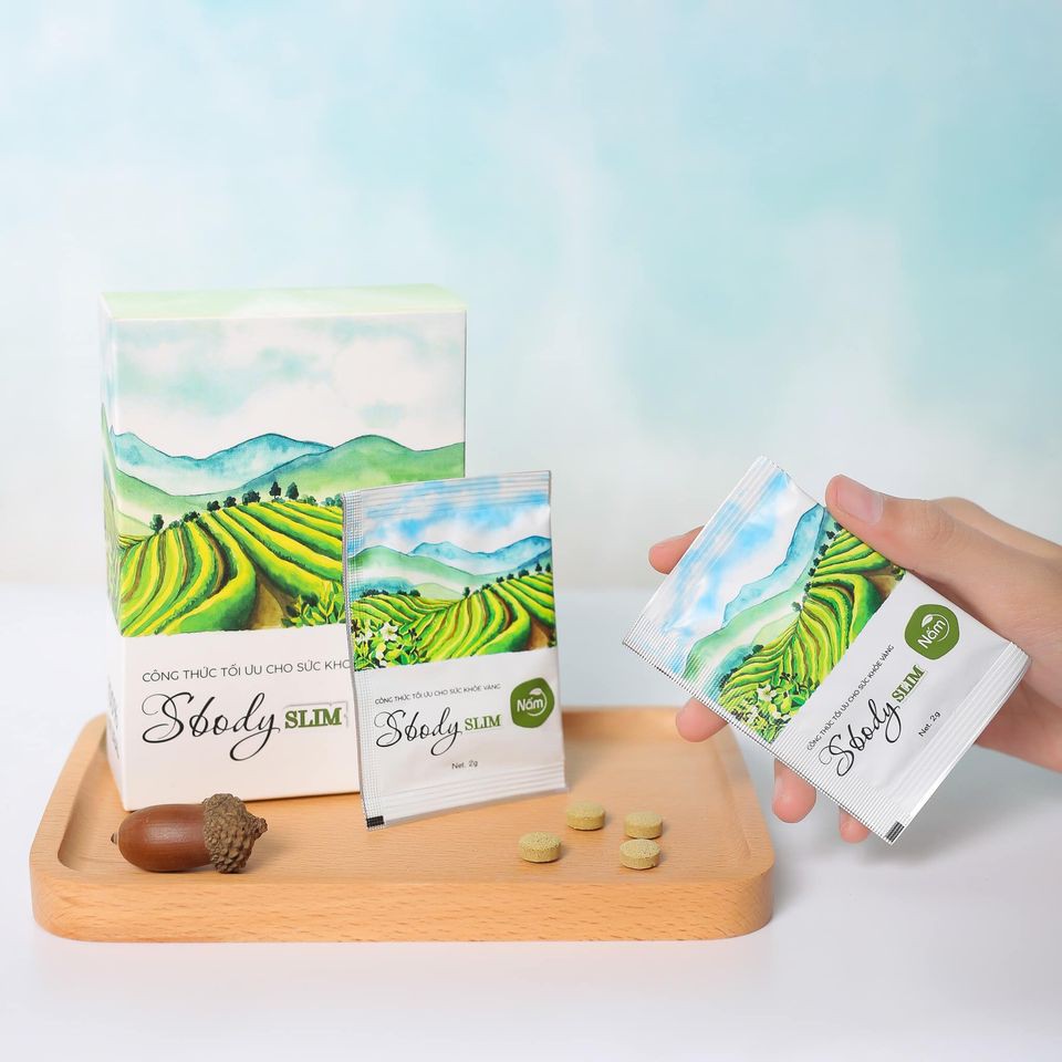 Giảm cân Nấm Sbody Slim + tặng 1hộp Detox Diet (Chính hãng 100%) | BigBuy360 - bigbuy360.vn