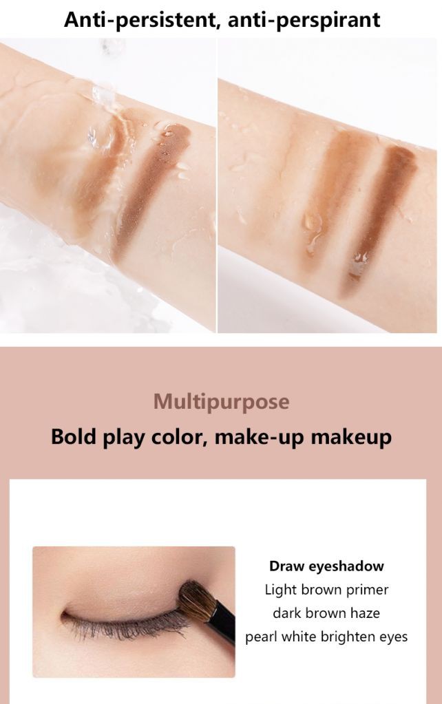 (Hàng Mới Về) Bút Kẻ Lông Mày Ba Màu Chống Nước Và Mồ Hôi Novo TALLER | BigBuy360 - bigbuy360.vn