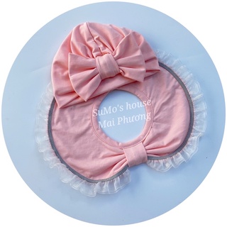 Set Mũ turban yếm