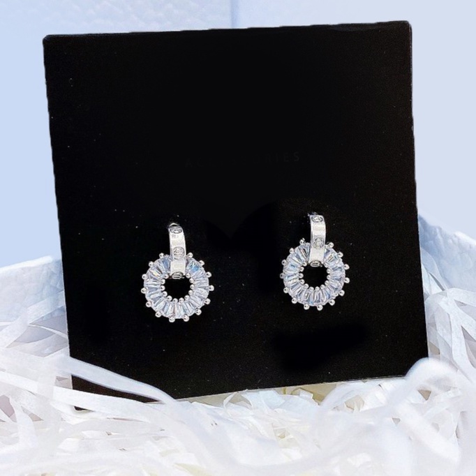 BÔNG TAI BẠC 925 TRÒN NHỎ - MELY 774
