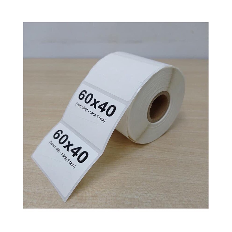 Tem in nhiệt 60x40mm, Tem CNC ngành gỗ nội thất 6X4 cm, Tem Polime  60 x 40 in nhiệt