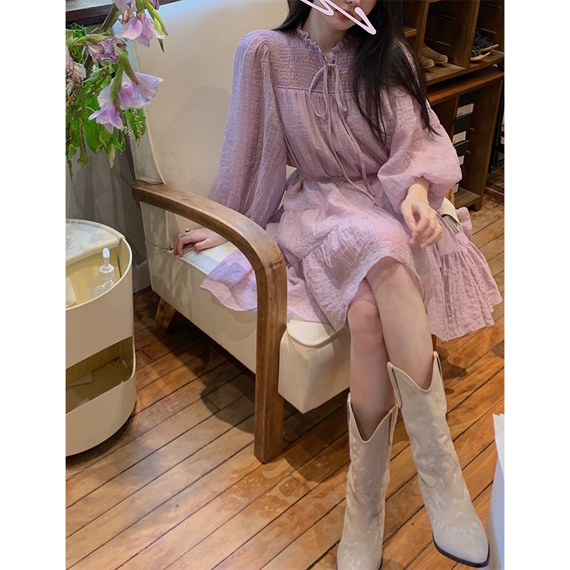 Váy baby doll tím - Tikbook Store - Order