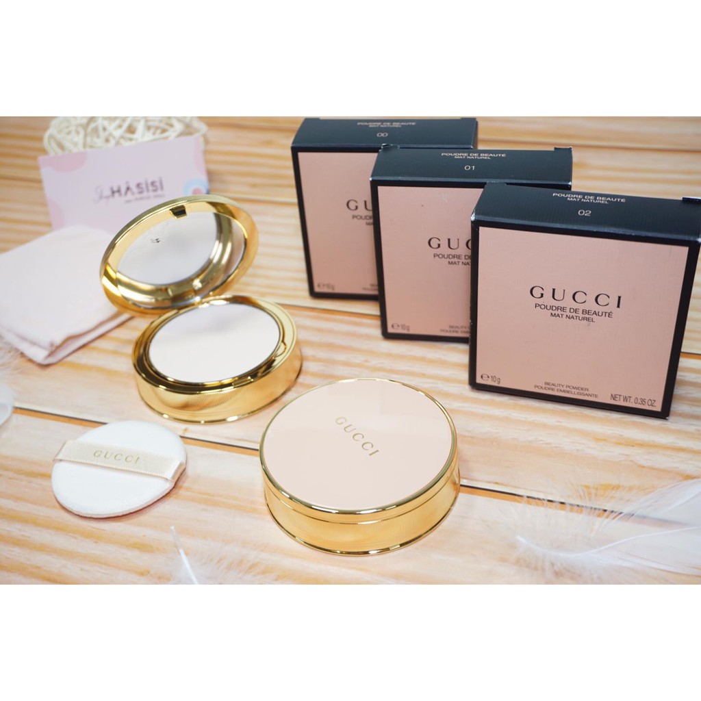 PHẤN PHỦ DẠNG NÉN GUCCI POUDRE DE BEAUTE MAT NATUREL CHÍNH HÃNG - 8040