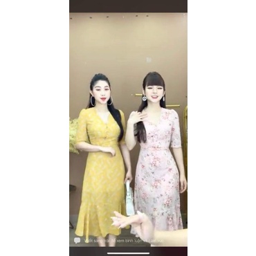 Đầm xòe đuôi cá Monoco