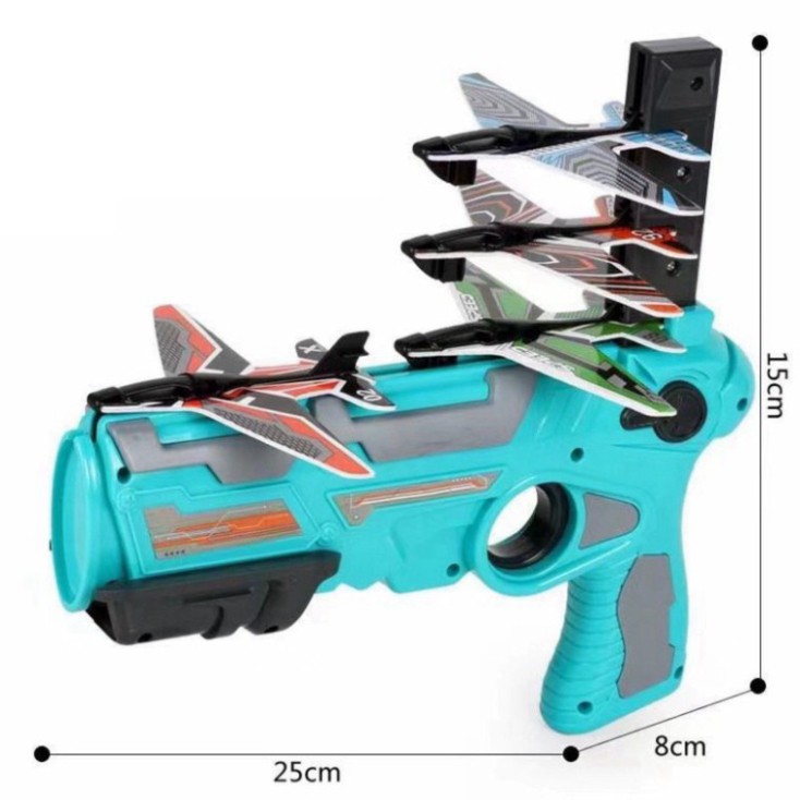 [Hàng Loại 1] Bộ đồ chơi súng bắn máy bay bay lượn , bộ đồ chơi mô hình cho bé