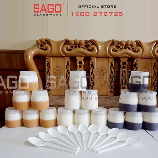Combo 100 hũ nhựa làm sữa chua 100ml , 120ml , 150ml - Tùy chọn Dung Tích