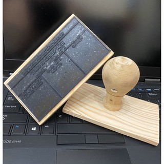 Dấu bản vẽ hoàn công 7 x 14cm
