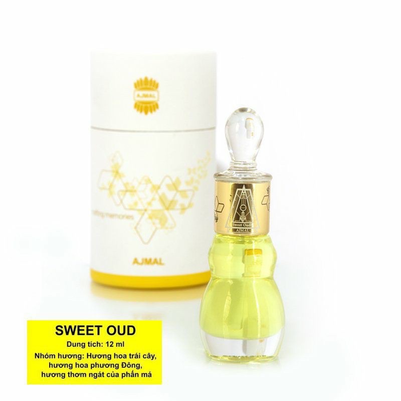 Nước hoa tinh dầu Dubai Sweet Oudh Ajmal