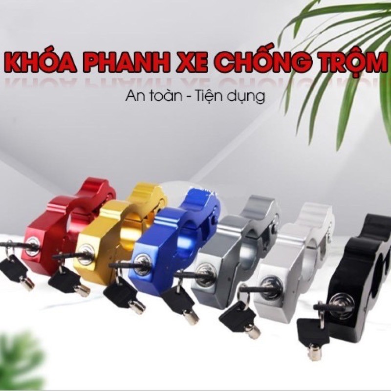 khoa phanh xe chống trộm