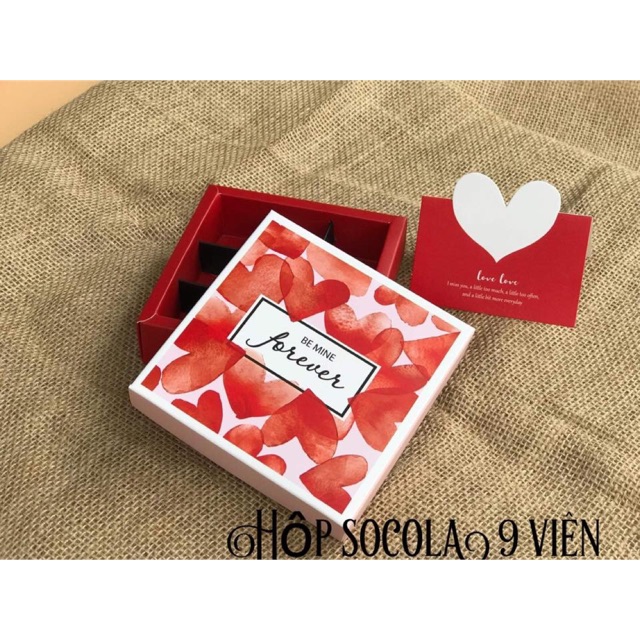 Hộp đựng socola 9 viên
