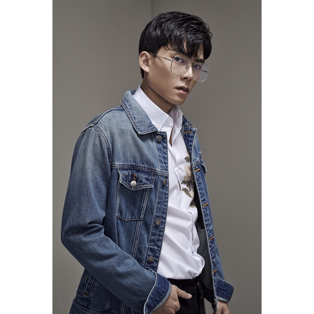 Áo Khoác Amand Wash Denim Jacket