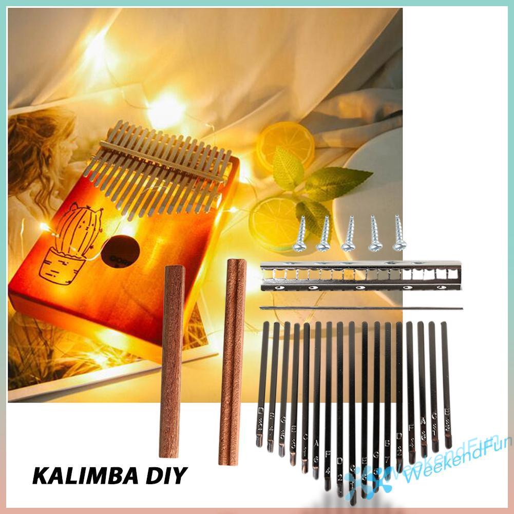 Bộ phím đàn kalimba 17 phím thay thế tiện dụng
