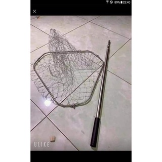 Vợt vớt cá inox các sai và vành vợt