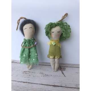 Búp bê vải mini handmade 13cm