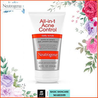 Sữa Rửa Mặt All in 1 Neutrogena Acne Control - Sữa rửa mặt kiểm soát mụn