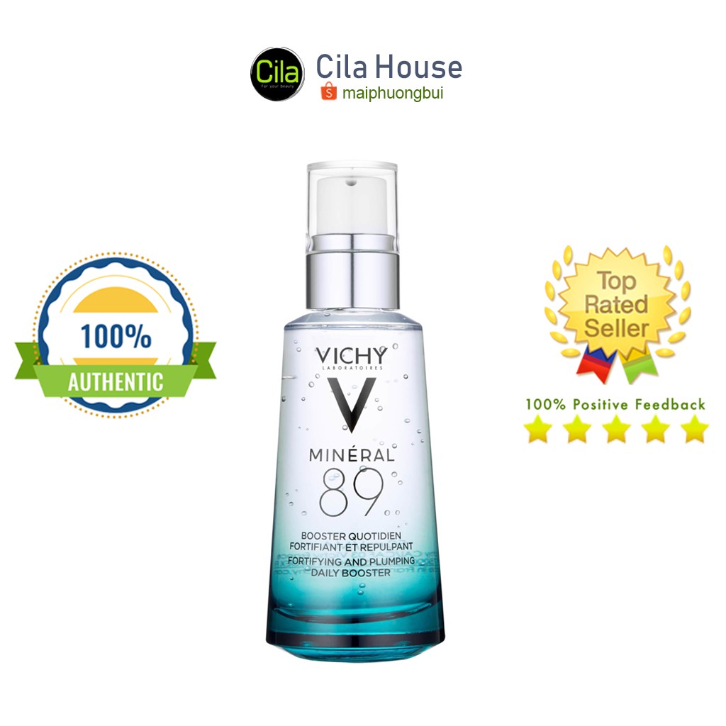 Tinh chất Vichy Mineral 89 50ml Phục Hồi, Bảo vệ & Tái Tạo Da - Cila House