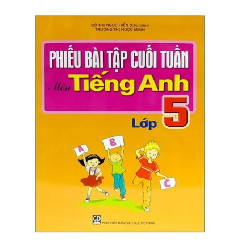 Sách Phiếu bài tập cuối tuần Tiếng anh lớp 5