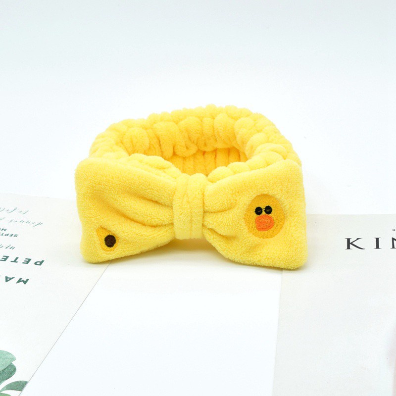 Hoạt Hình Băng Đô Cài Tóc Vải Lông Thêu Hình Bướm Xinh Xắn